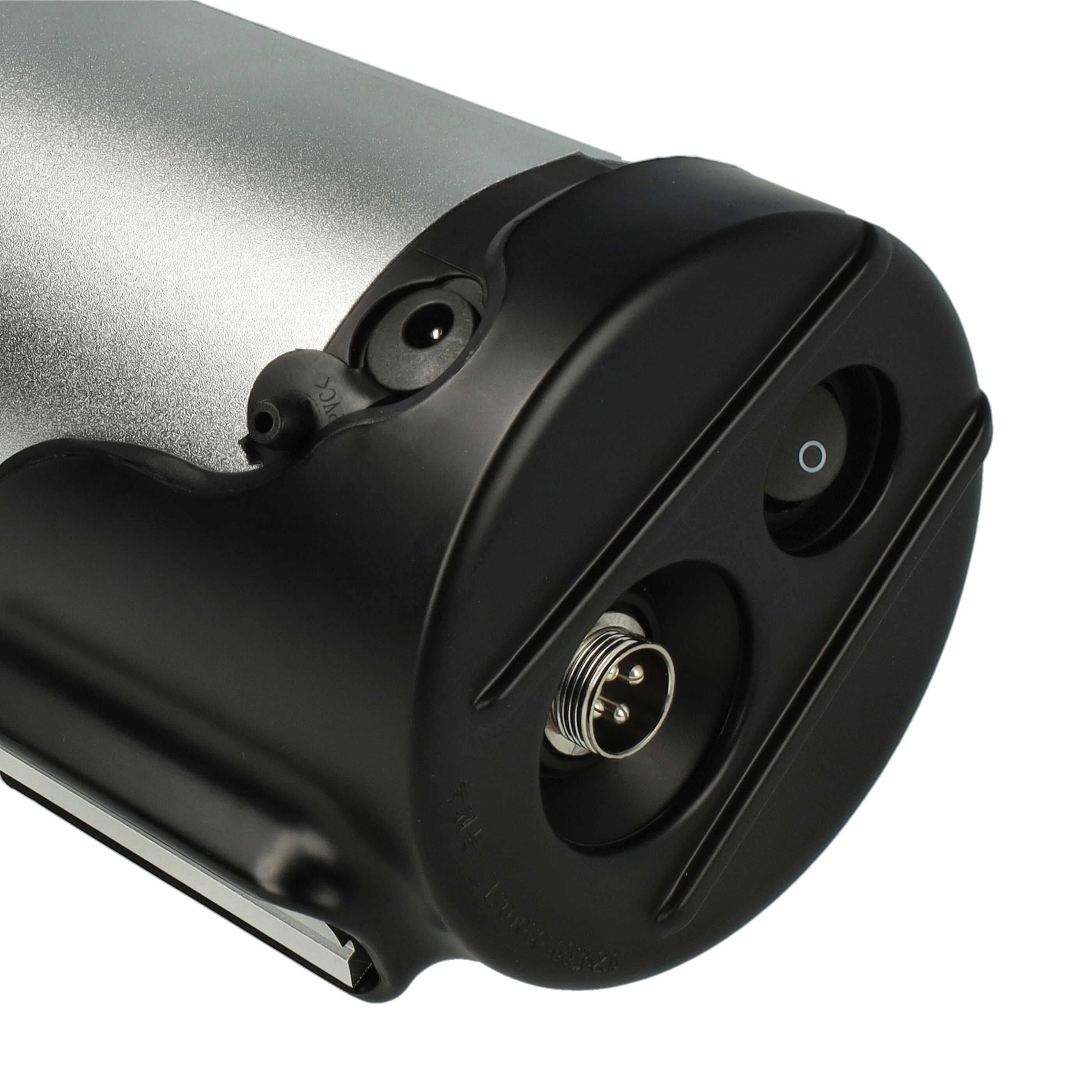 Batería para e-bike con motores 200- 350 W - 10 Ah 36 V Li-Ion incl. cargador, plata